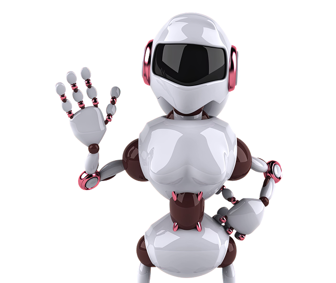 FAQ Robot Mascot